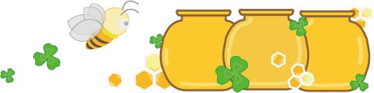 蜜壺のイラスト